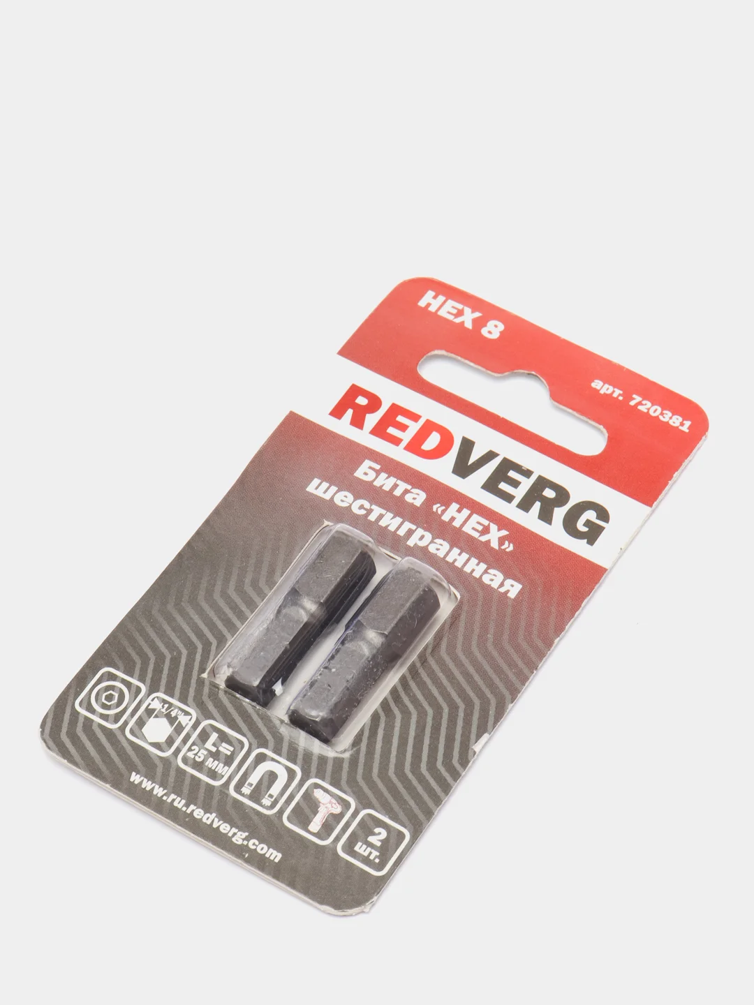 Бита для шуроповерта RedVerg HEX, 2 штуки