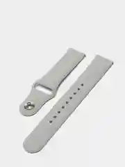 Серый меланж силиконовый ремешок с кнопкой для Xiaomi Amazfit Bip / Samsung / Huawei, 20 мм
