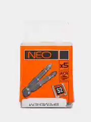Сменные наконечники PH2 50 мм 1/4" NEO Tools 06-037, 5 штук