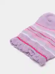 Лавандовый носки детские в полоску