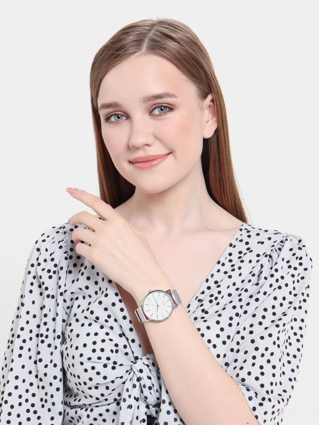 Серебряный женские часы, наручные