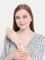 Браслет желаний "Красная нить" с подвеской "Сердце"