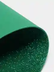 Лесной зеленый фоамиран глиттерный, 2 мм, 20 * 30 мм 2 шт