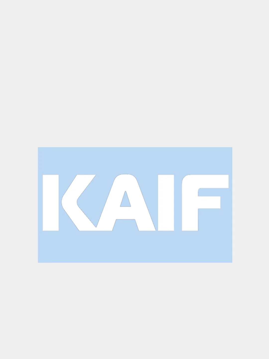 Наклейка на телефон "KAIF КАЙФ" 5х1,5см