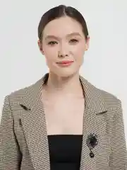 Черный брошь винтажная