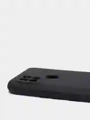 Черный чехол силиконовый для Realme C21 ( Реалми С21) с защитой камеры