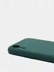 Зеленый чехол iPhone 11 14 13 12 Pro Mini Plus XR 7 8 SE 2020 силиконовый (Айфон ХР Про Мини Плюс)