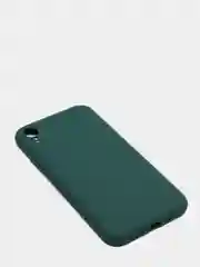 Зеленый чехол iPhone 11 14 13 12 Pro Mini Plus XR 7 8 SE 2020 силиконовый (Айфон ХР Про Мини Плюс)
