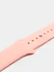 Пудровый силиконовый ремешок с кнопкой для Xiaomi Amazfit Bip / Samsung / Huawei, 20 мм