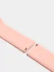 Пудровый силиконовый ремешок с кнопкой для Xiaomi Amazfit Bip / Samsung / Huawei, 20 мм