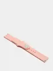 Пудровый силиконовый ремешок с кнопкой для Xiaomi Amazfit Bip / Samsung / Huawei, 20 мм
