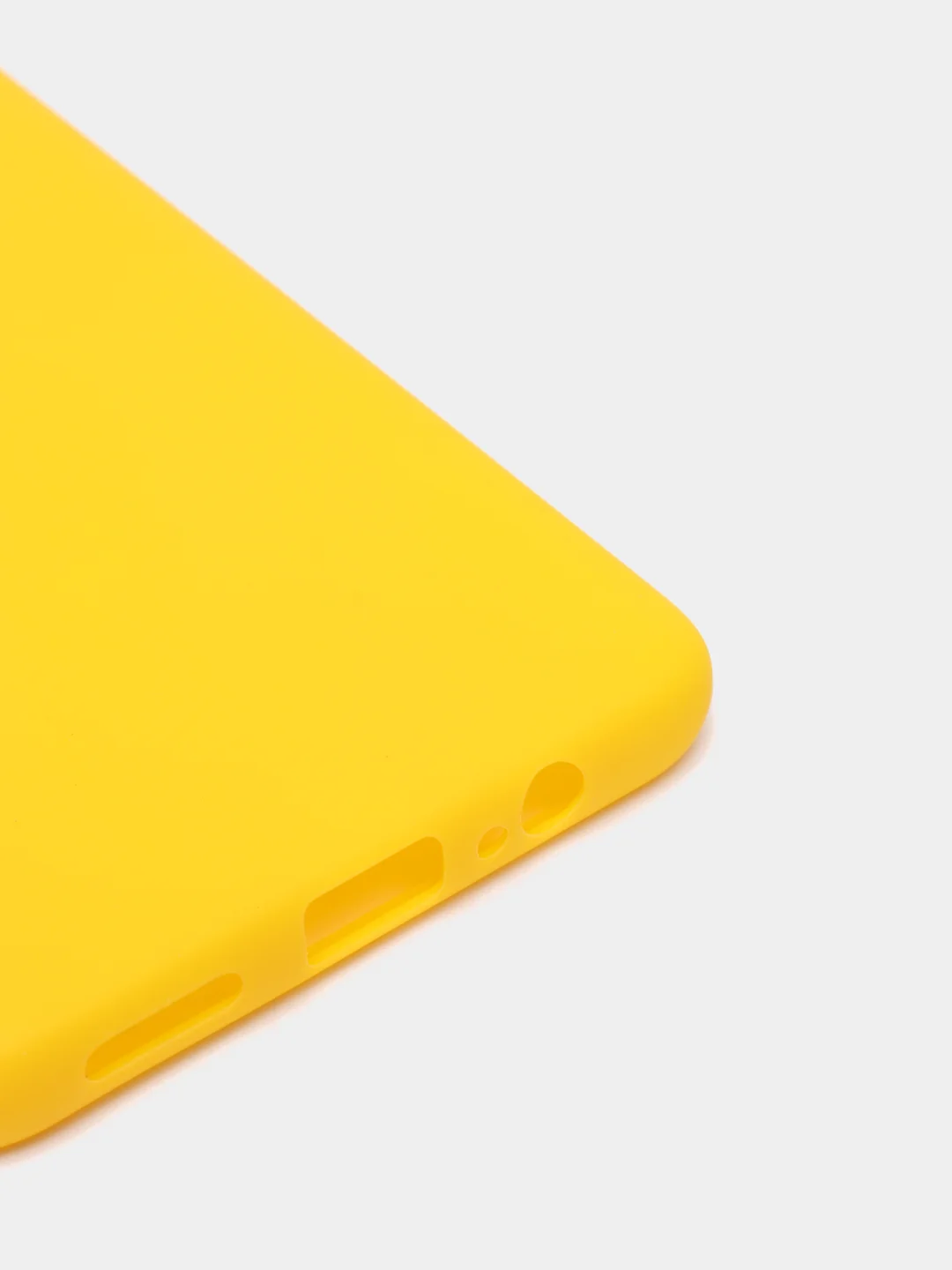 Желтый чехол Xiaomi Poco M4 Pro 5G, силиконовый