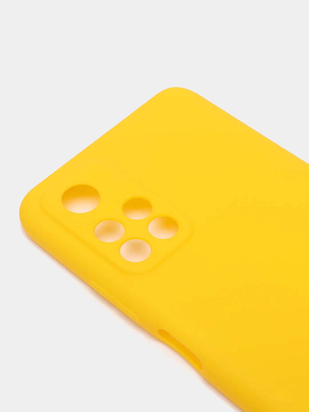 Желтый чехол Xiaomi Poco M4 Pro 5G, силиконовый