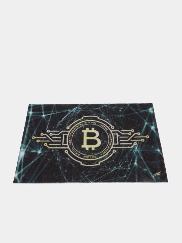 Коврик влаговпитывающий DIGITAL PRINT "Биткойн"