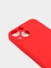 Красный чехол iPhone 11 13 12 Pro Mini силиконовый ( Айфон Про Мини )