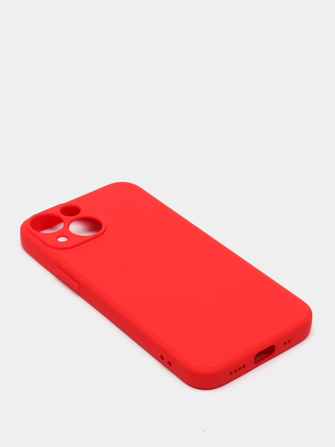 Красный чехол iPhone 11 13 12 Pro Mini силиконовый ( Айфон Про Мини )