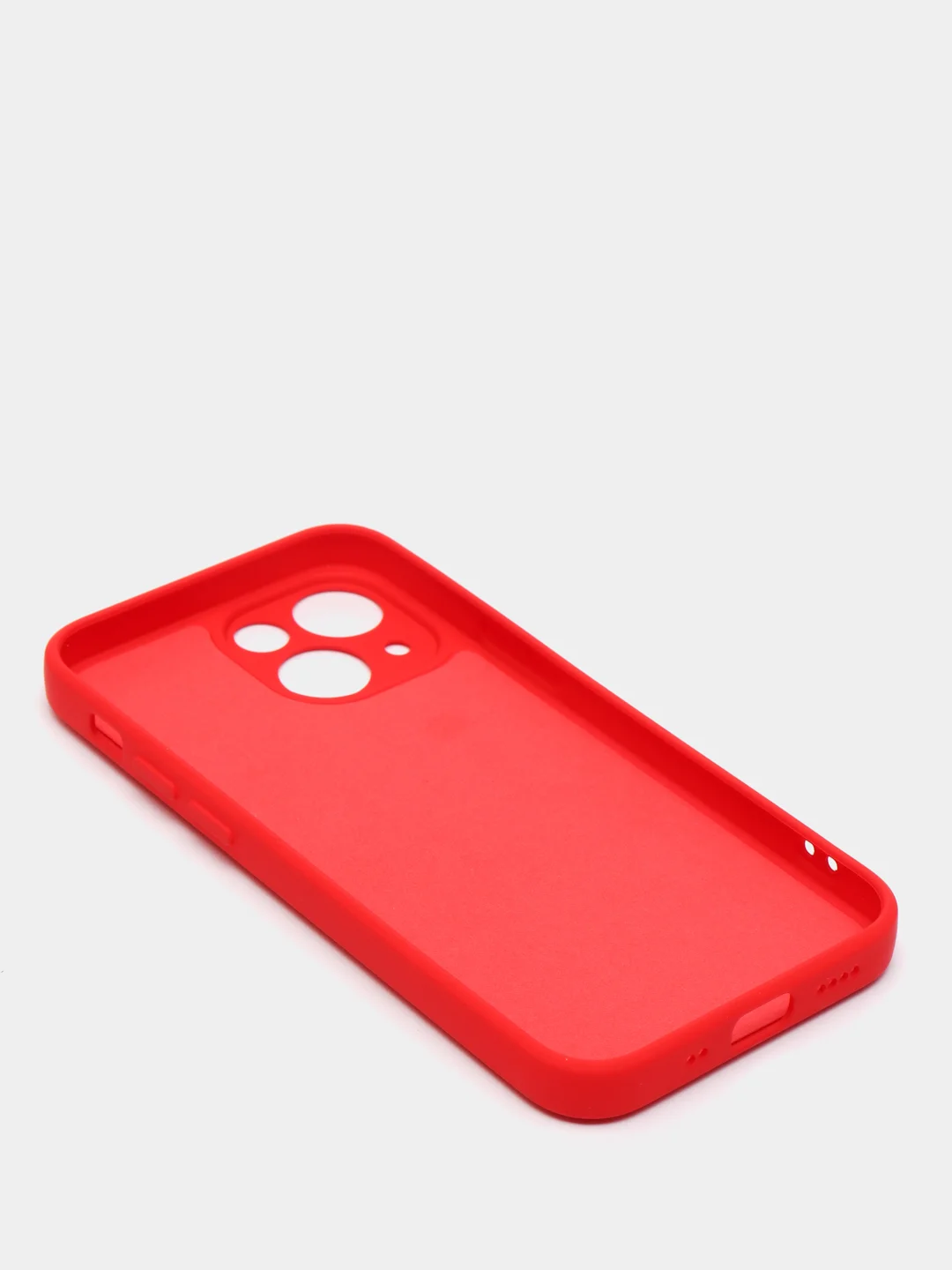 Красный чехол iPhone 11 13 12 Pro Mini силиконовый ( Айфон Про Мини )