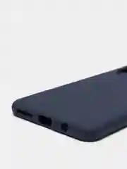 Синий чехол для Samsung Galaxy A7 2018, А750 (Самсунг Галакси А7), прозрачный