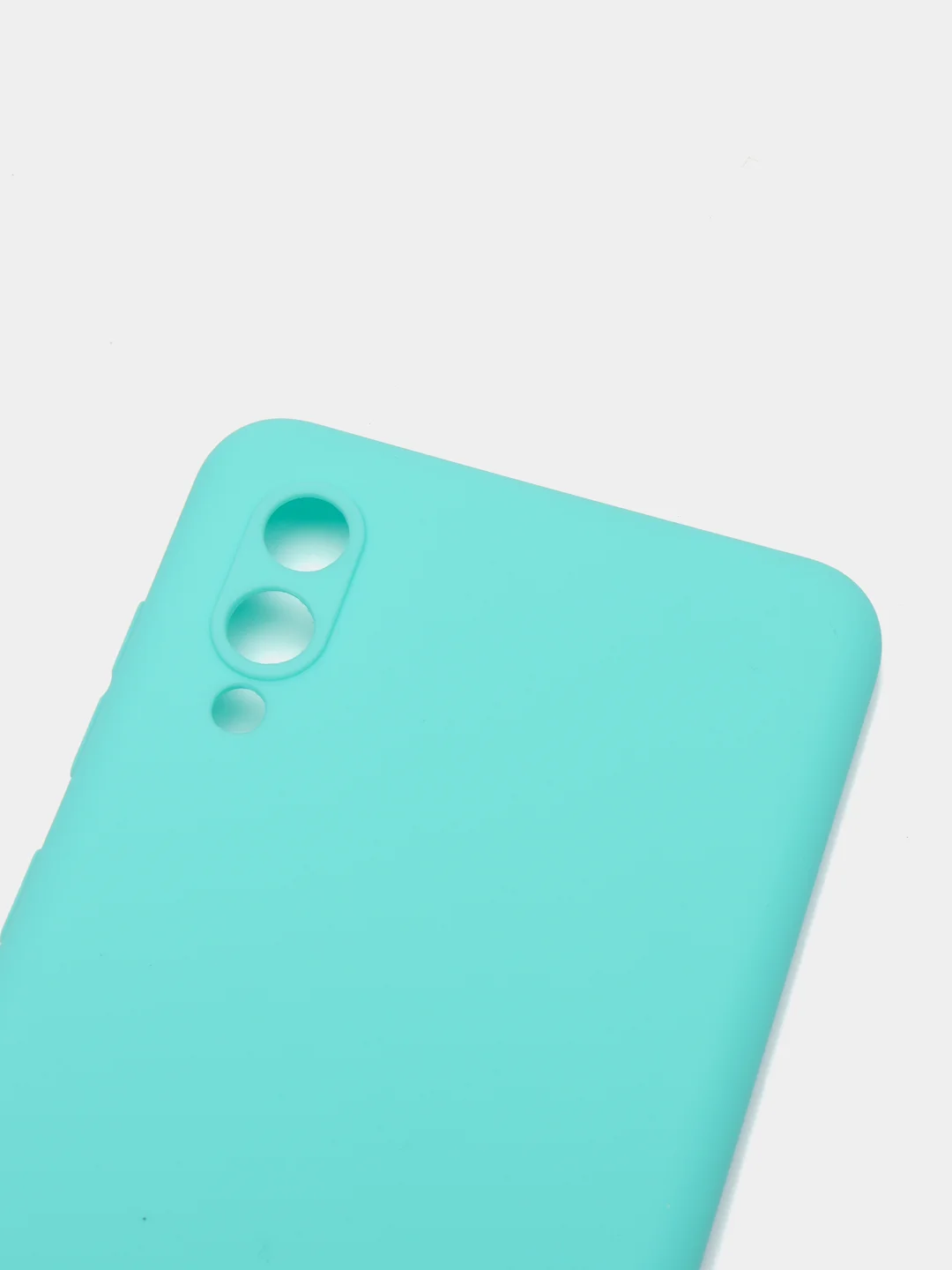 Зеленый чехол Samsung Galaxy A02 (2021), силиконовый