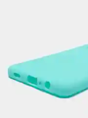 Зеленый чехол Samsung Galaxy A02 (2021), силиконовый