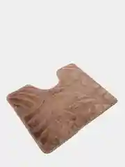 Коричневый коврик для туалета Icarpet "Актив", 50 х 60
