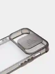 Серый металлик чехол  для iPhone  11.  12/12 PRO. 12 PRO MAX Противоударный усиленными углами