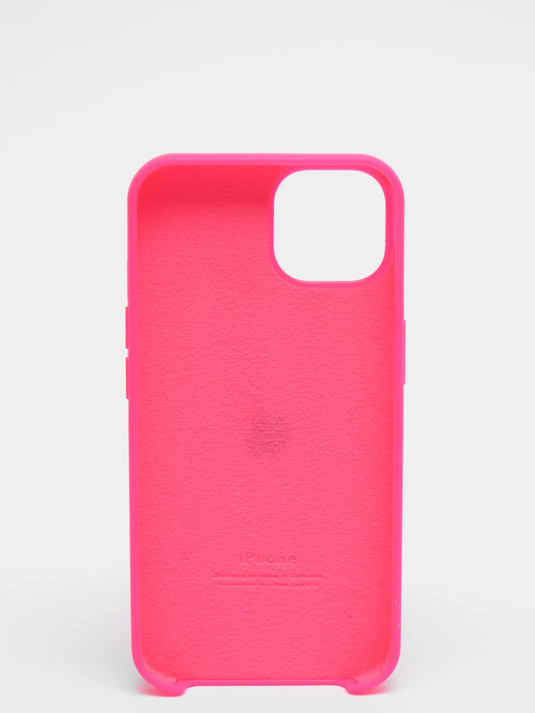 Фуксия чехол Silicone Case для iPhone 13 / 13 Pro / 13 Pro Max с открытым низом