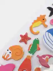 Голубой детские объемные наклейки, стикеры