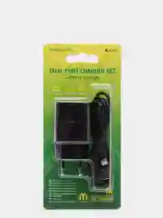 Зарядное устройство Borofone BA53A, 2 x USB, 1 m, Micro-USB / Type-C