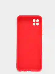 Красный чехол Samsung A22S, силиконовый