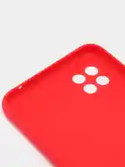 Красный чехол Samsung A22S, силиконовый