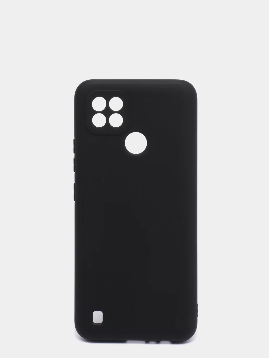 Черный чехол Realme C21 силиконовый