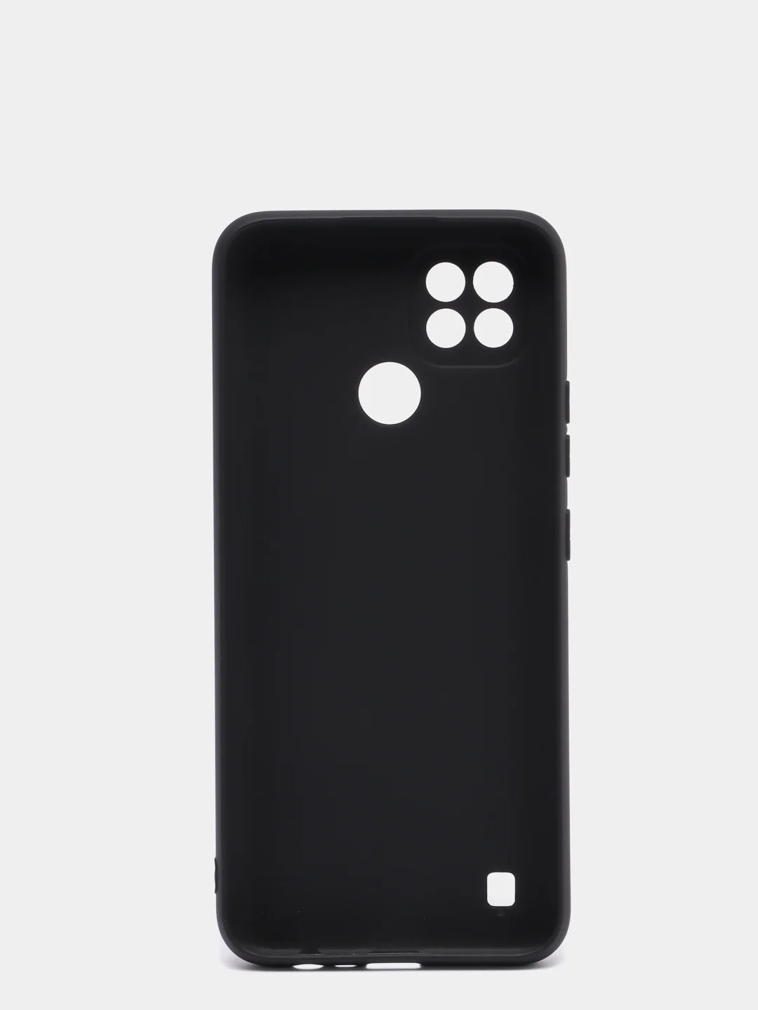 Черный чехол Realme C21 силиконовый