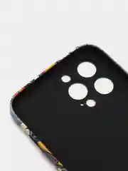 Угольный чехол для iPhone 11, 13, 13 Pro, 13 Pro Max, 12, 12 Pro, 12 Pro Max с картинкой / рисунком