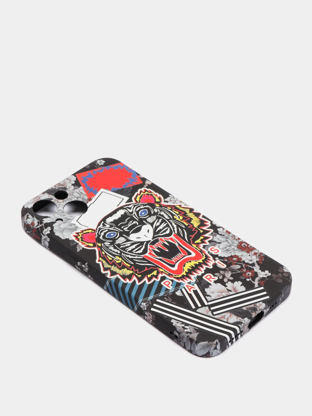 Черный чехол для iPhone 11, 13, 13 Pro, 13 Pro Max, 12, 12 Pro, 12 Pro Max с картинкой / рисунком