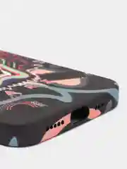 Хром чехол для iPhone 11, 13, 13 Pro, 13 Pro Max, 12, 12 Pro, 12 Pro Max с картинкой / рисунком