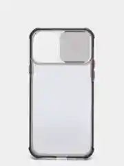 Серый металлик чехол с защитой камеры для iPhone 12/12 PRO