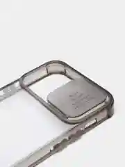Серый металлик чехол с защитой камеры для iPhone 12/12 PRO