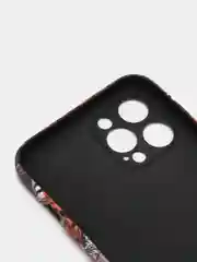 Фуксия чехол для iPhone 11, 13, 13 Pro, 13 Pro Max, 12, 12 Pro, 12 Pro Max с картинкой / рисунком