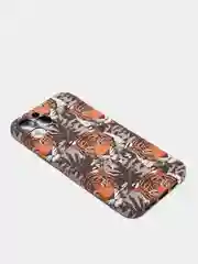 Фуксия чехол для iPhone 11, 13, 13 Pro, 13 Pro Max, 12, 12 Pro, 12 Pro Max с картинкой / рисунком