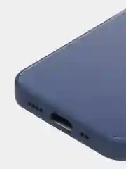Темно-синий стеклянный силиконовый чехол на iPhone 13, 12, 11,  XR, 7, 8, SE, 8+, 7+, 6s, 6, Pro, Max