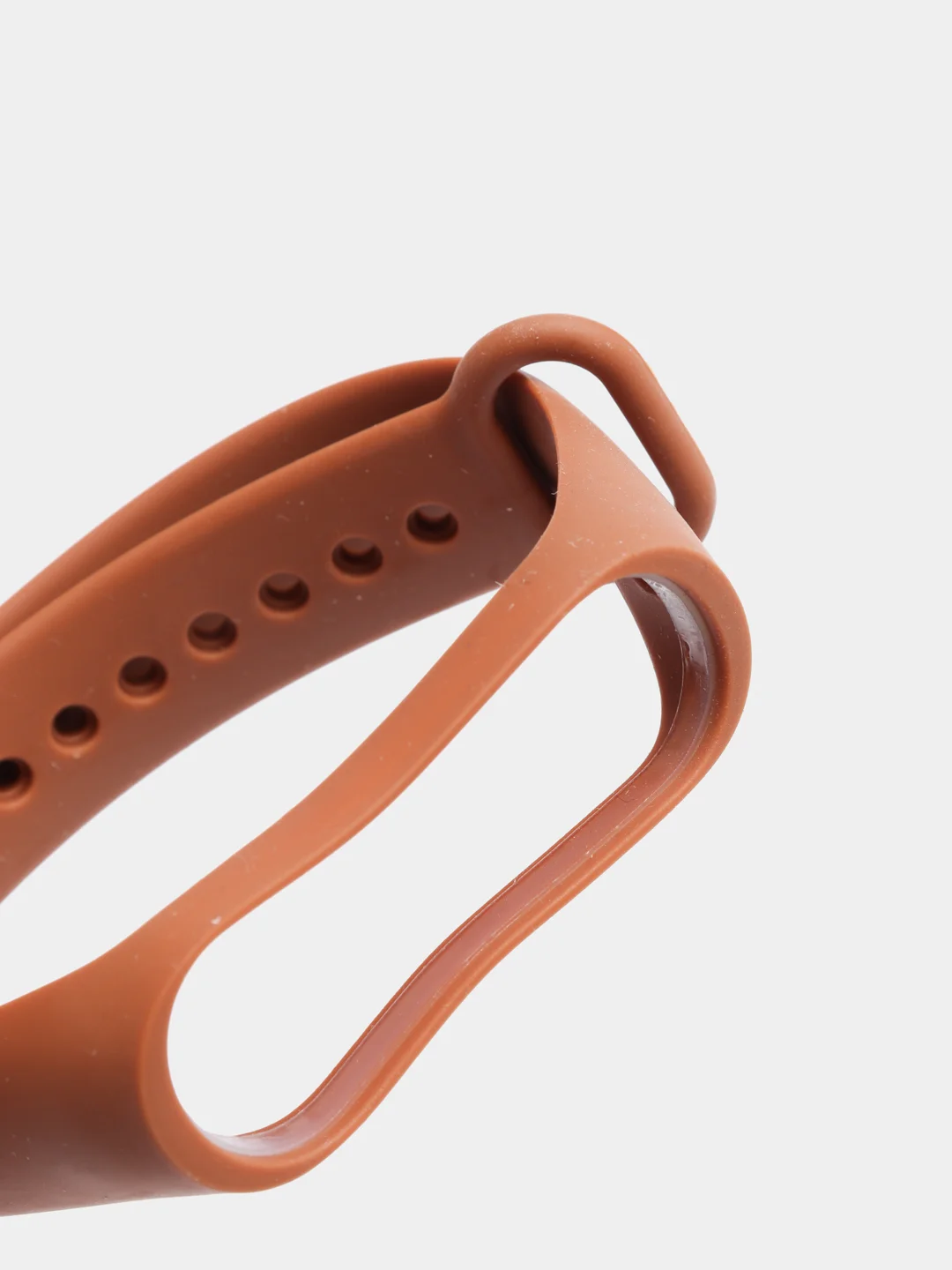 Коричневый ремешок силиконовый для Xiaomi Mi Band 3, 4