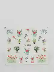 Ледяной наклейки-слайдеры для дизайна ногтей и маникюра