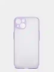 Фиолетовый чехол силиконовый матовый на iPhone 13, 12, 11,  XR, 7, 8, SE, Pro, Max, полупрозрачный