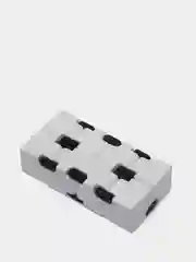 Белый кубик-антистресс Infinity Cube (инфинити куб) игрушка-трансформер бесконечный конструктор