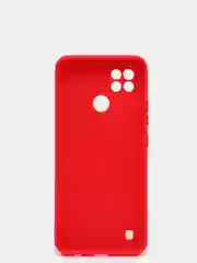 Красный чехол Realme C21 силиконовый