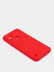 Красный чехол Realme C21 силиконовый