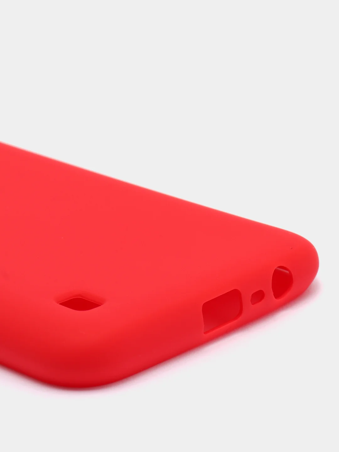 Красный чехол Realme C21 силиконовый