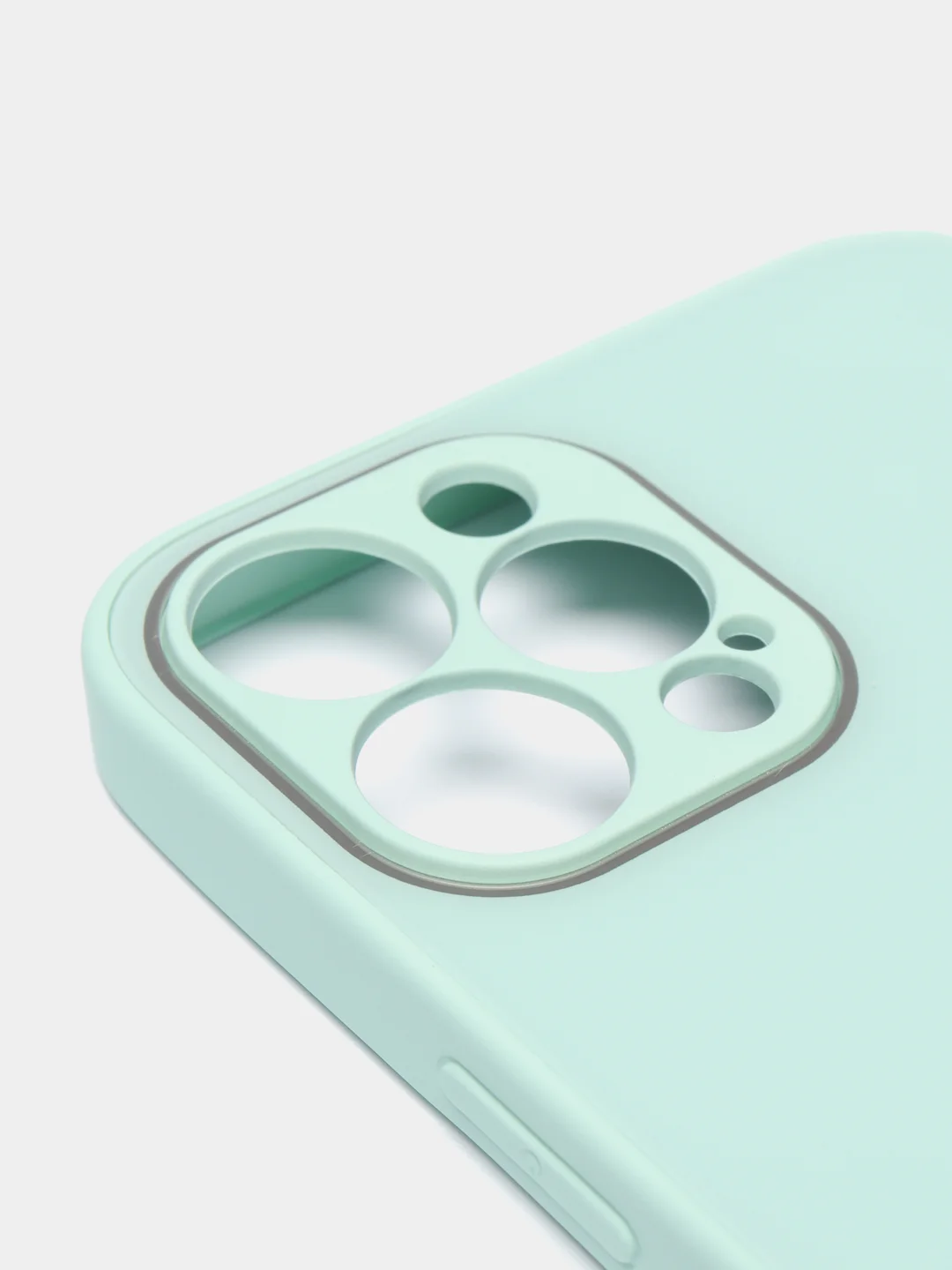 Бирюзовый стеклянный силиконовый чехол на iPhone 13, 12, 11,  XR, 7, 8, SE, 8+, 7+, 6s, 6, Pro, Max