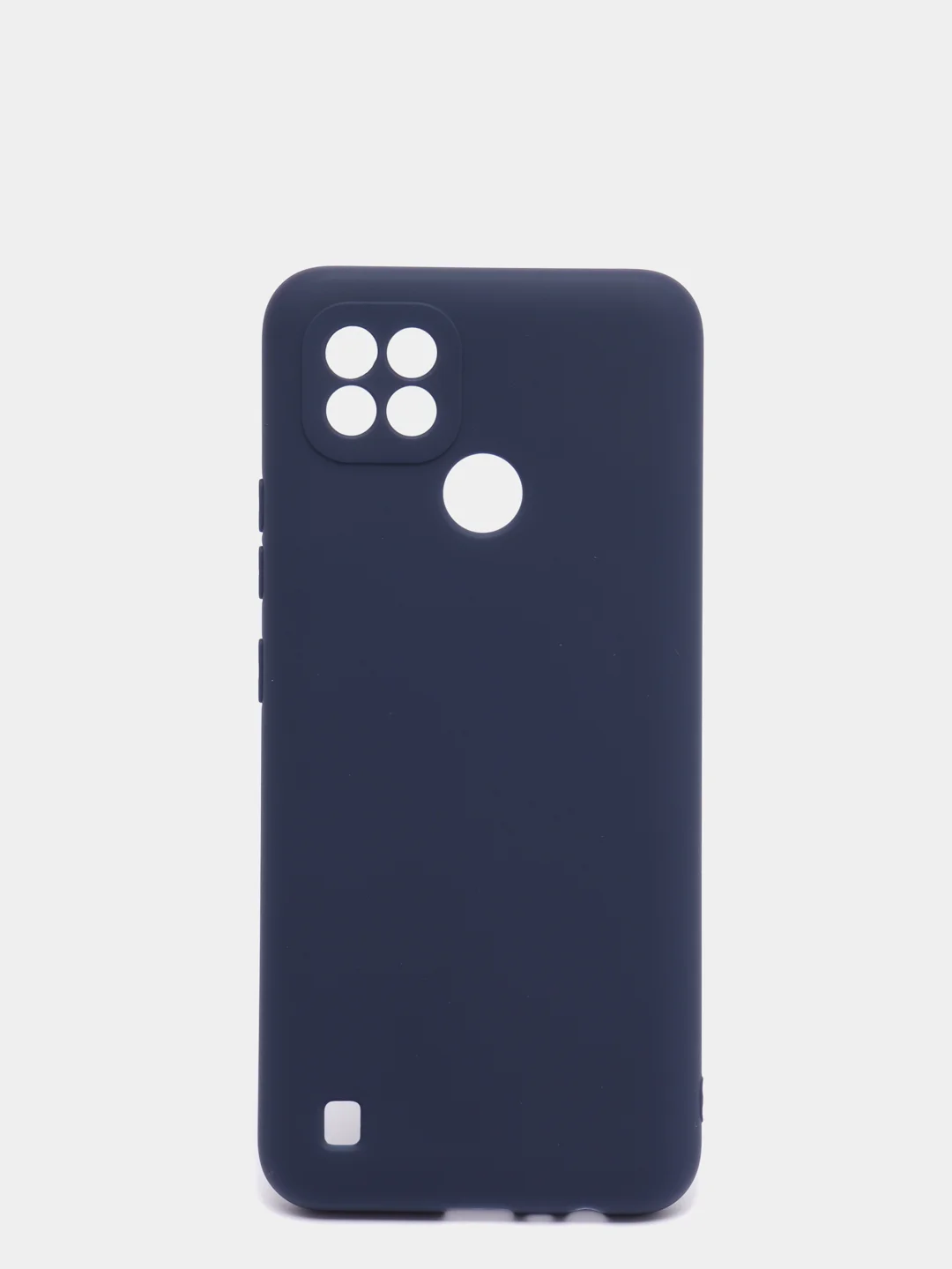 Синий чехол Realme C21 силиконовый